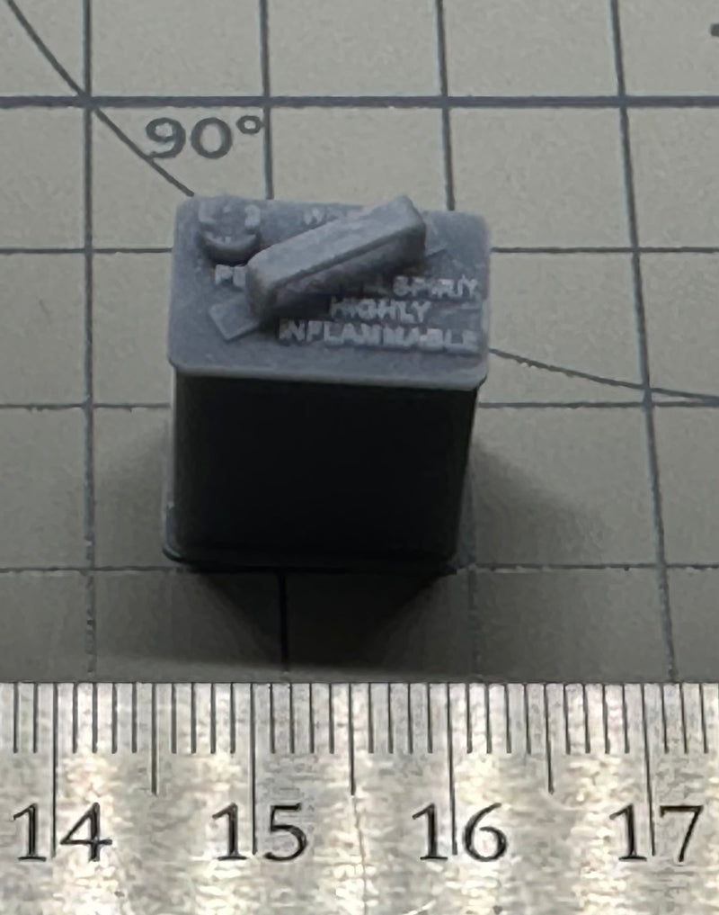 1/16 Allied Oil (Flimsy) Can printed by The Veteran Modeler