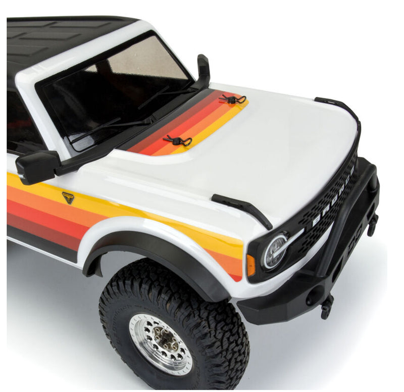 Proline 1/10 2021 Ford Bronco Clear Body Set 12.3" Wheelbase: Crawlers