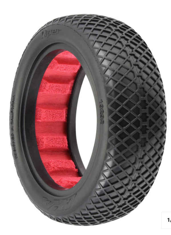 AKA 1/10 Viper Super Soft Long Wear 2WD Fr 2.2" Off-Road Buggy Tires (2)