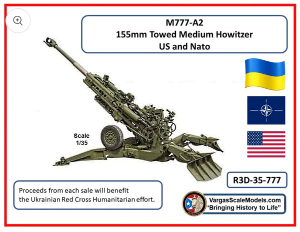 1/35 M777-A2 155mm Medium Towed Howitzer