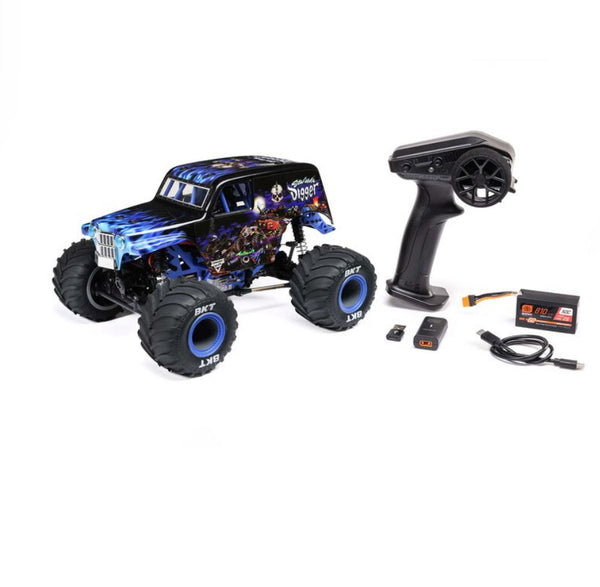 Losi 1/18 Mini LMT 4X4 Brushed Monster Truck RTR, Son-Uva Digger