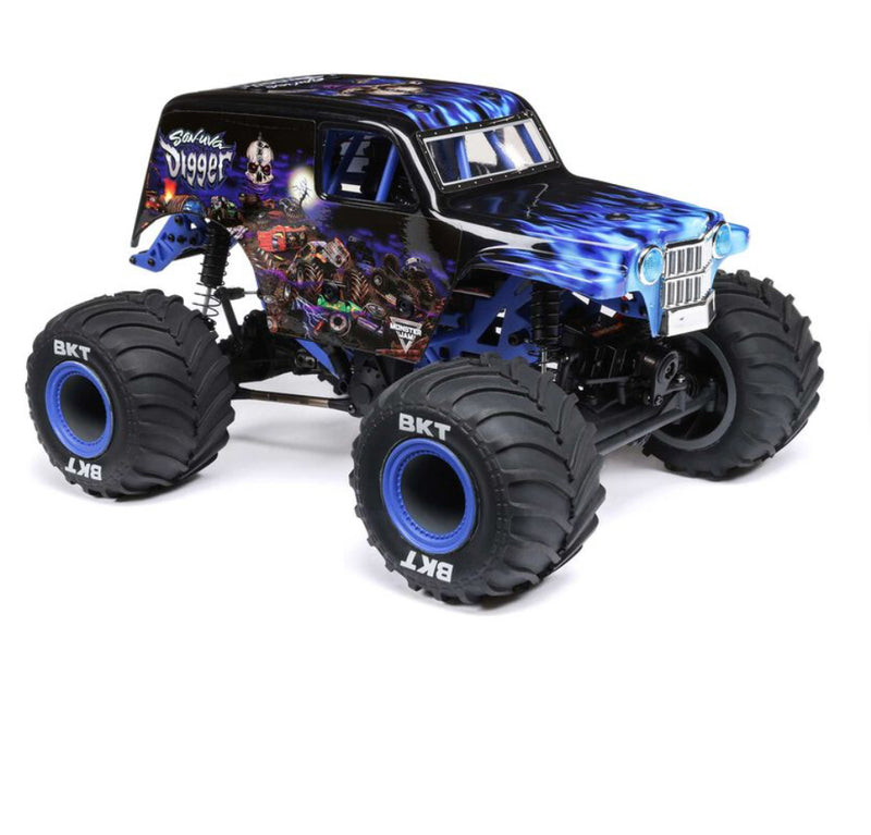 Losi 1/18 Mini LMT 4X4 Brushed Monster Truck RTR, Son-Uva Digger