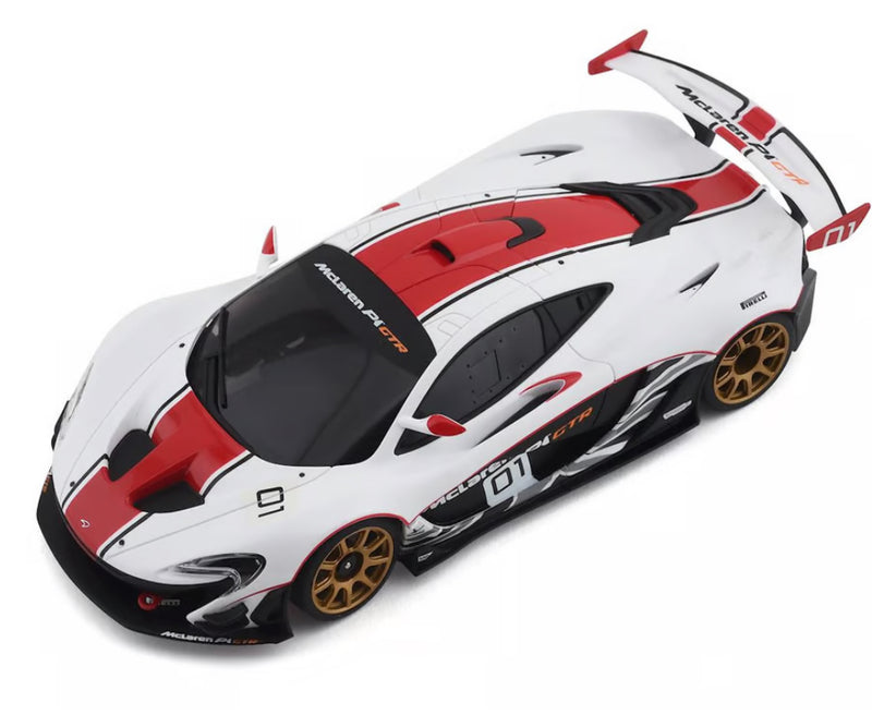 Kyosho MR-03 Mini-Z RWD ReadySet w/McLaren P1 GTR Body (White/Red) w/KT-531P 2.4GHz Radio