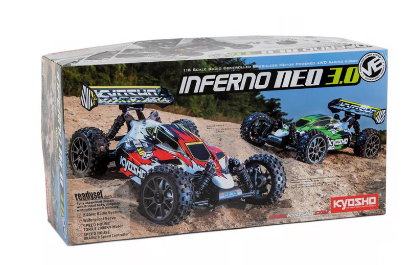 Kyosho NEO 3.0 VE ReadySet 1/8 Off Road Buggy Type-1 (Green) w/Syncro KT-231P 2.4GHz Radio