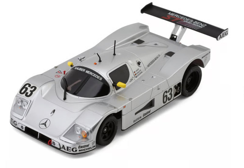 Kyosho MR-03 RWD Mini-Z ReadySet w/Sauber Mercedes Group C Rennsportwagen C9 Body (Silver) w/KT-531P 2.4GHz Radio