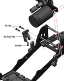 RedCat Panhard Mount (Aluminum)(Red)(1pc) for Ascent. Replaces rer22042