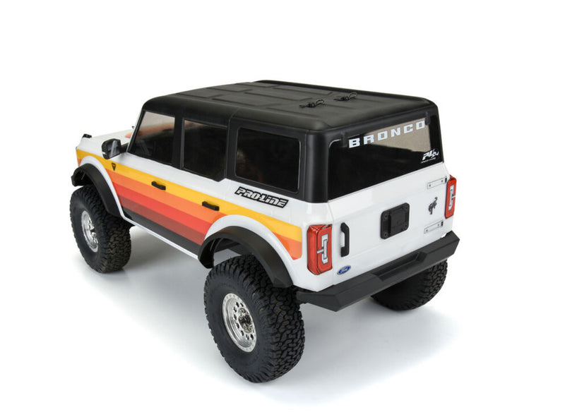 Proline 1/10 2021 Ford Bronco Clear Body Set 12.3" Wheelbase: Crawlers