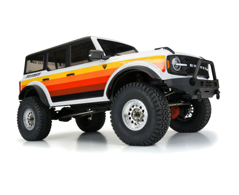 Proline 1/10 2021 Ford Bronco Clear Body Set 12.3" Wheelbase: Crawlers