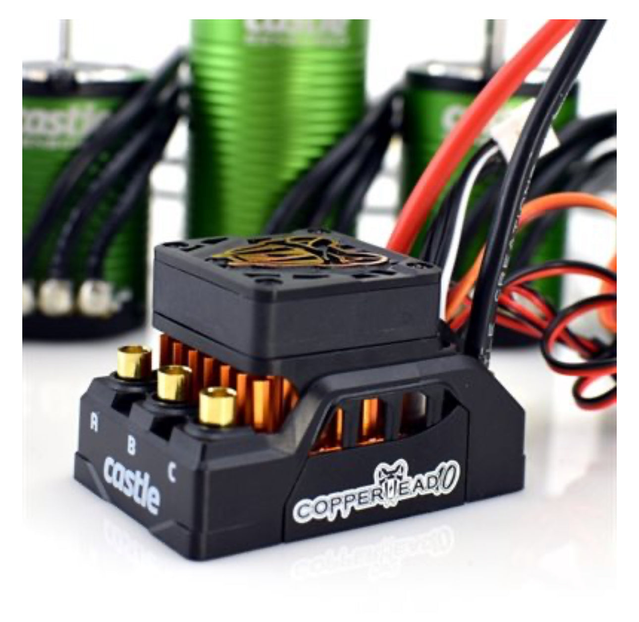 Castle Copperhead 10 ESC SCT Edition w/ 1410-3800Kv Motor 3mm shaft