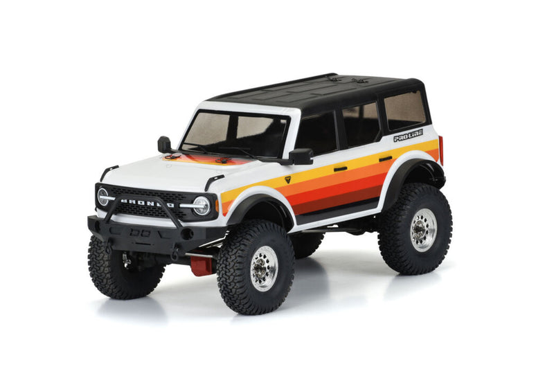 Proline 1/10 2021 Ford Bronco Clear Body Set 12.3" Wheelbase: Crawlers