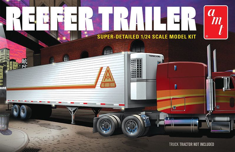 AMT Reefer Semi Trailer 1/24 Model Kit (Level 3)