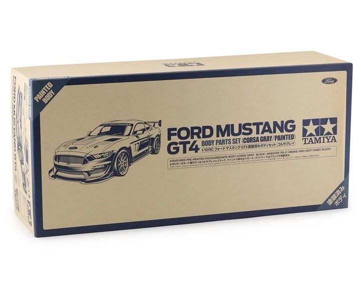 Tamiya Ford Mustang GT4 Pre-Painted Body Set (Grey) TAM47485