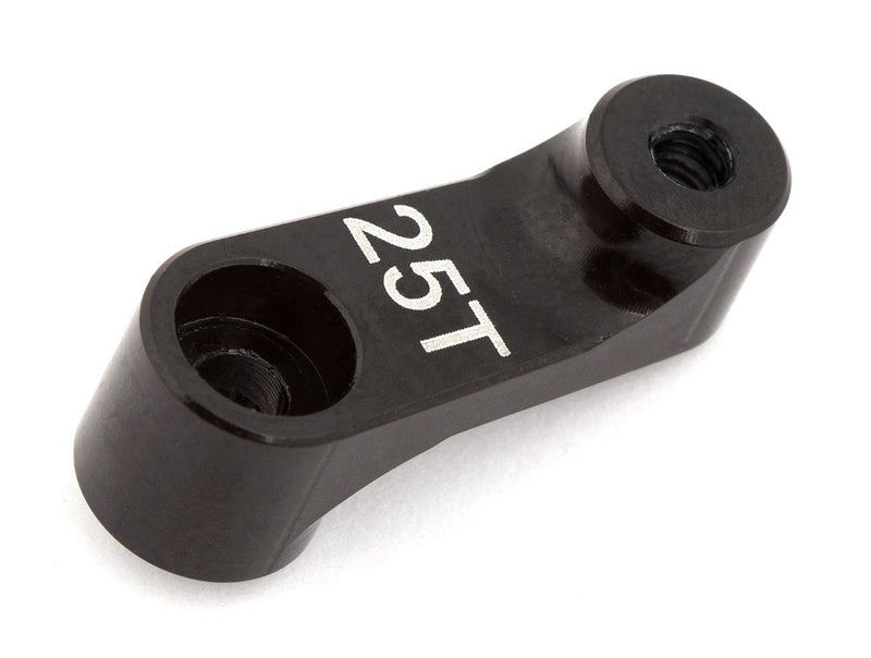 Team Associated Factory Team Aluminum Clamping and non Clamping Servo Horn 25T, 15.5mm