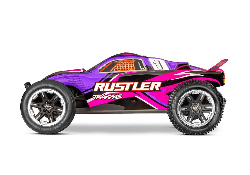 Traxxas Rustler 1/10 Stadium Truck Extreme Heavy Duty. Brushed Includes Battery and charger. 37254-8