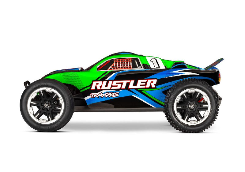 Traxxas Rustler 1/10 Stadium Truck Extreme Heavy Duty. Brushed Includes Battery and charger. 37254-8