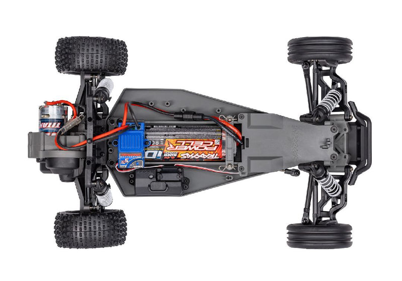 Traxxas Bandit 1/10 Extreme Heavy Duty Off-Road Buggy with TQ 2.4GHz radio system Brushed With Battery and charger included.