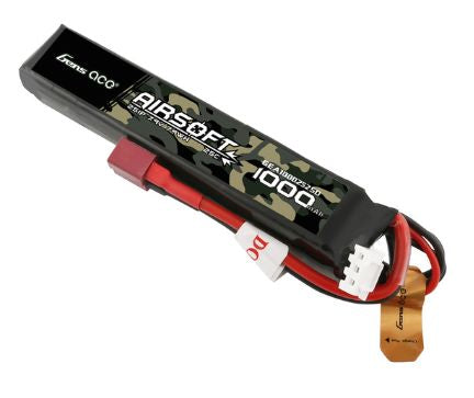 Gens Ace Airsoft 1000mAh 7.4V 25C Deans Plug