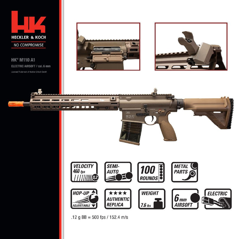 Umarex HK M110A1 AEG Rifle - Black