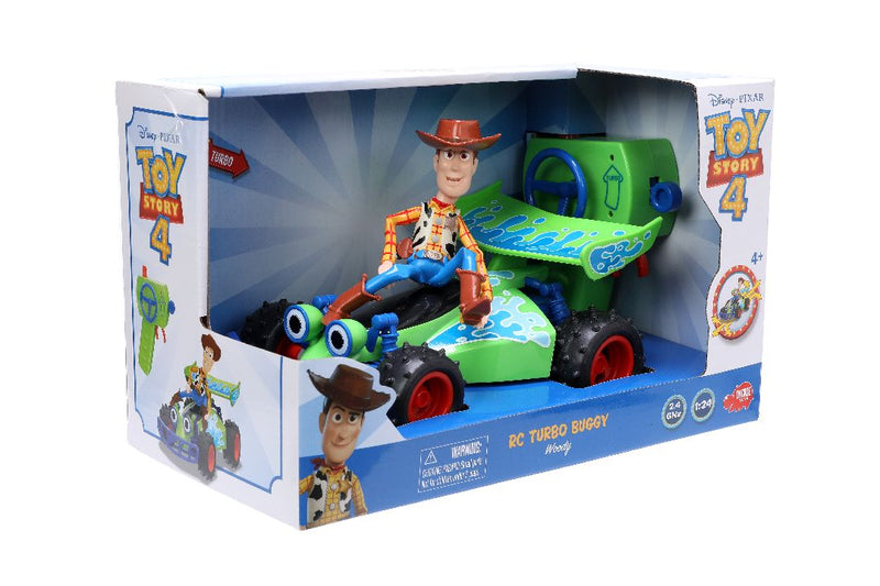 Jada 1/24 "Hollywood Rides" Toy Story Remote Control  - Buggy With Woody