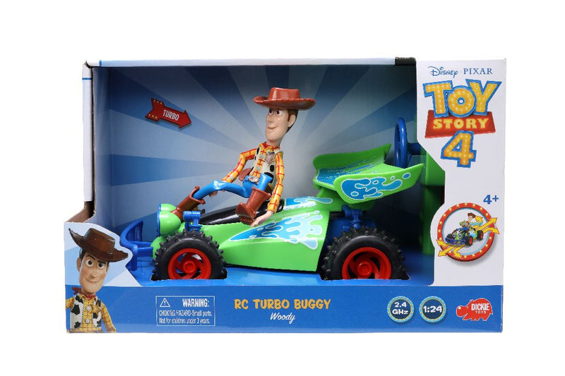 Jada 1/24 "Hollywood Rides" Toy Story Remote Control  - Buggy With Woody