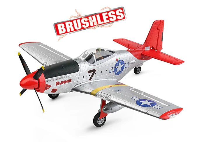 A280 3D/6G 4CH R/C P51 MUSTANG BRUSHLESS