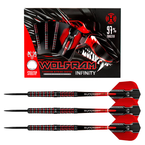 Harrows Dart Set Wolfram Infinity 1 97% Tungsten