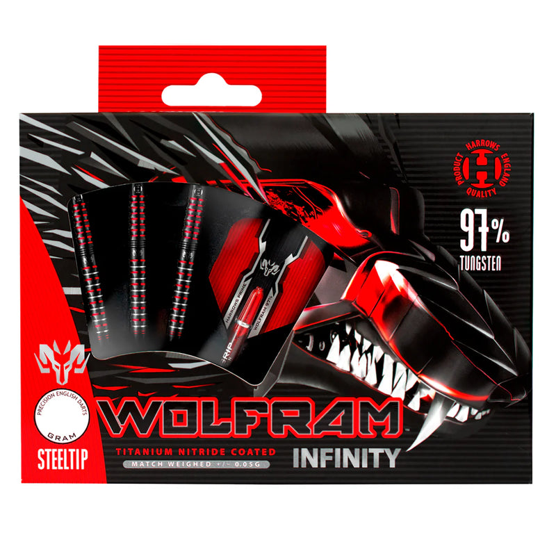 Harrows Dart Set Wolfram Infinity 1 97% Tungsten