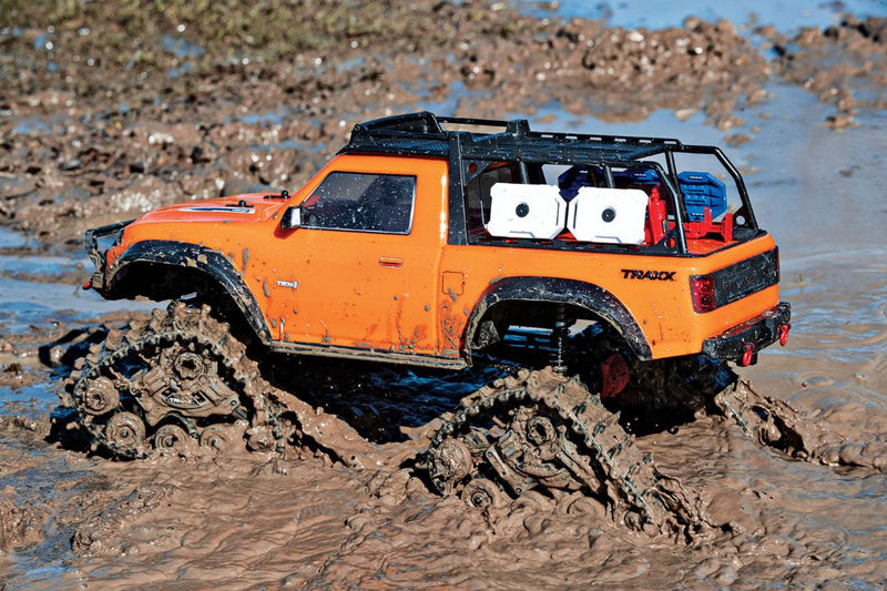 Traxxas TRX-4 with Deep-Terrain Traxx 1/10 4X4 Truck, Orange clipless body, no battery or charger 82234-4 Ships Free across Canada 🇨🇦