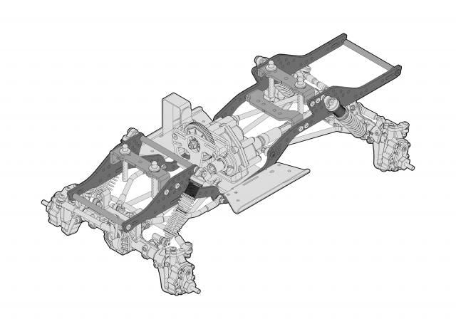 Element RC 1/10 Enduro Comp Fox Competition 4x4 Kit Model 40129 Ships free across Canada 🇨🇦