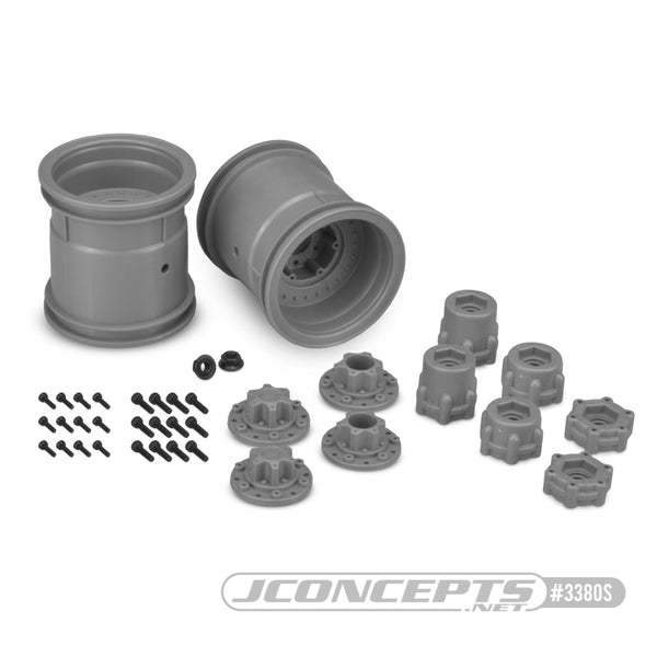 JConcepts Midwest 2.2" MT 12mm hex wheel w/ adaptors