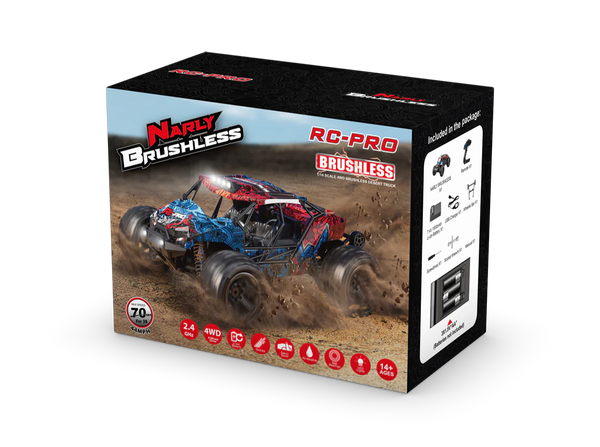 NARLY BRUSHLESS – 1/14 Brushless R/C Truck