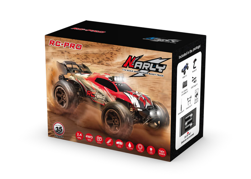 NARLY  Brushed 1:14 RC truck – 2 color