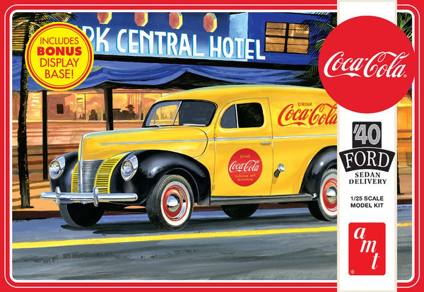 AMT 1940 Ford Sedan Delivery (Coca-Cola) 1/25 Model Kit (Level 3)