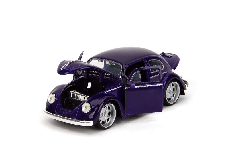 Jada 1/24 "Hollywood Rides" 1959 VW Beetle w/ Wednesday Addams