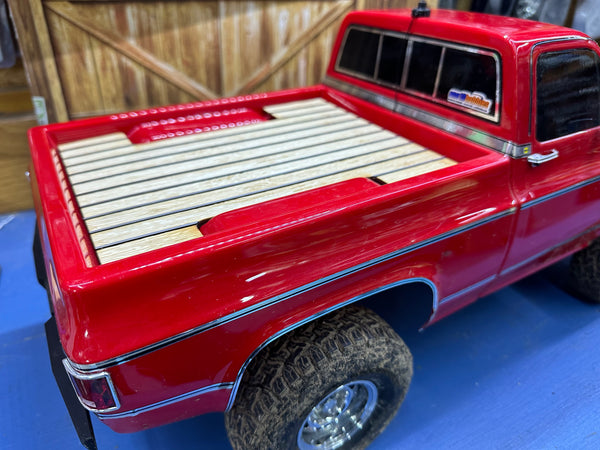 1/10 Scale Wood Bed for Traxxas Chevy Cheyenne by True North Rc