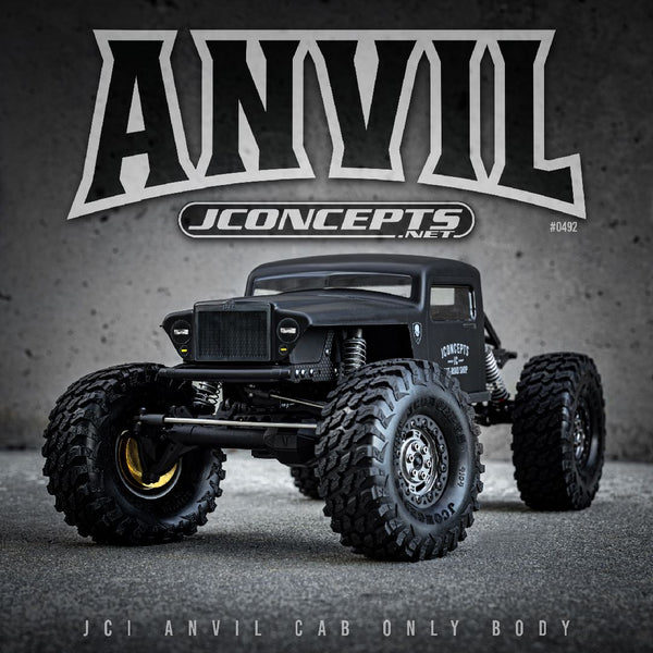 **Pre order**JConcepts Anvil, cab only body Fits - 12.3" we still have not received these in Canada. We are expecting end of march.