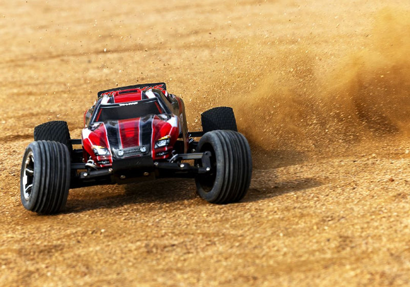 Traxxas Rustler 1/10 Stadium Truck RTR brushed with battery and usb charger. 2023 / 2024 Model 37054