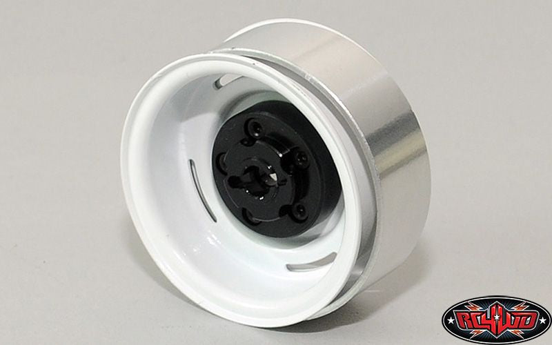 RC4WD 1.55" Landies Vintage Stamped Steel Beadlock Wheels(White)