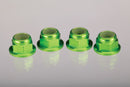 Traxxas 4mm Aluminum Flanged Serrated Nuts x4 Part 1747