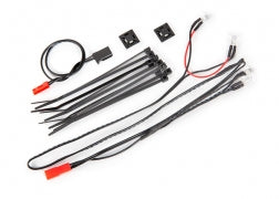 Traxxas LED light harness/ power harness/ zip ties (9)/ mounts (2)