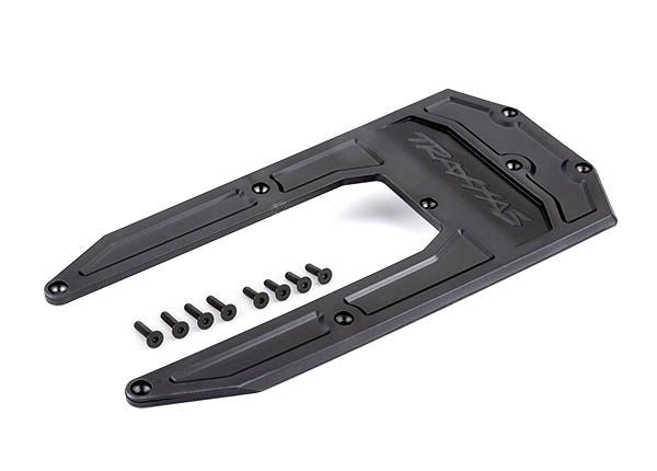 Traxxas Skidplate, Chassis, Black (Fits Sledge) Part 9623