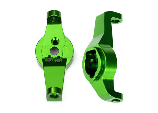 Traxxas Caster blocks, 6061-T6 aluminum (anodized), left and right