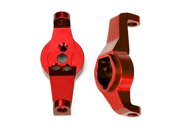 Traxxas Caster blocks, 6061-T6 aluminum (anodized), left and right