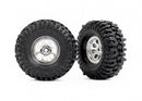 Traxxas Premounts (Chr 1.0" Wheels, MT Baja Pro XS 2.4x1.0") (2)