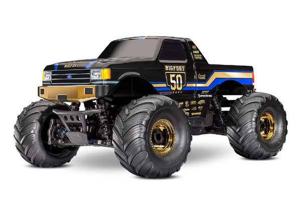 ** pre order** Traxxas Bigfoot 50th Anniversary 4X4 Brushless: 1/10-scale 4WD Monster Truck with TQ™ 2.4GHz Radio System (Includes Battery & Charger) only 2 coming to One10hobbies. Ships free across Canada🇨🇦