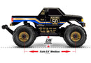 Traxxas Bigfoot 50th Anniversary 4X4 Brushless: 1/10-scale 4WD Monster Truck with TQ™ 2.4GHz Radio System (Includes Battery & Charger) only 2 coming to One10hobbies. Ships free across Canada🇨🇦