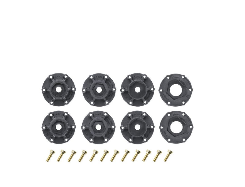 Louise R/C SC-Pioneer 2.2/3.0" - 12,14,17mm Rem Hex Blk Whls(2) L-T3148sb