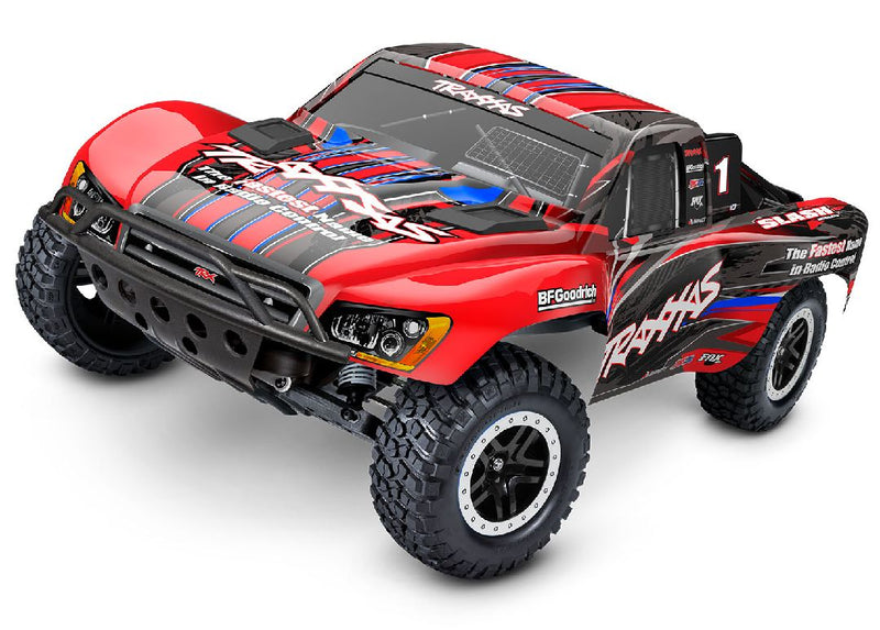 Free LED kit! Traxxas Slash 1/10 Brushless 2WD Short Course Racing Truck RTR with TQ 2.4GHz Radio System, BL-2s ESC (Fwd/Rev) Requires Battery and Charger Model 58134-4
