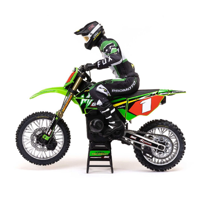 Losi 1/4 Promoto-MX Brushless RTR - Pro Circuit Green  TML06002 Ships free across Canada 🇨🇦