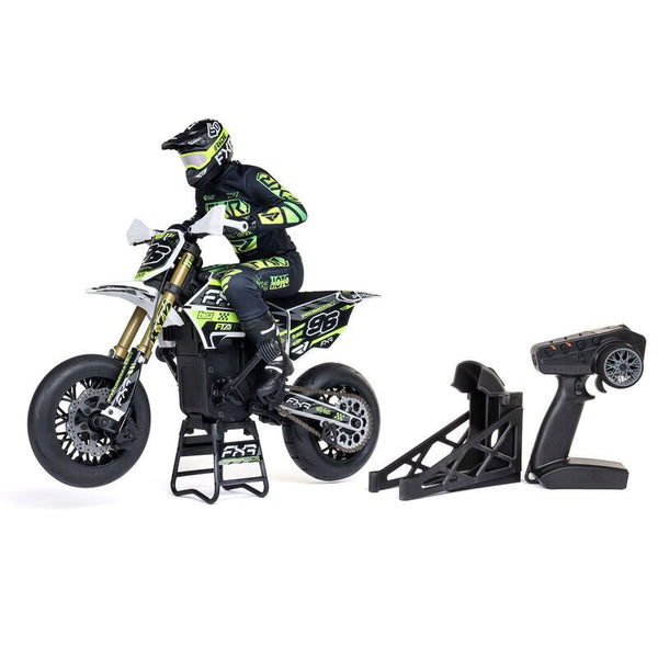 Losi 1/4 Promoto-SM Super Moto Motorcycle RTR - FXR White Ships free across Canada 🇨🇦